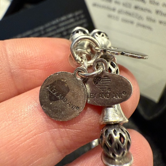 Disney Parks X Alex and Ani bracelet Silver  Mickey Filigree Wrap RS NEW RETIRED - Picture 11 of 16